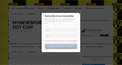 Desktop Screenshot of mynewsports.com